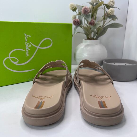 Sam Edelman Valeri Oak Croc Platform Slide Sandals I0103L5201 Women’s 11M NWB - Picture 4 of 10